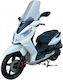 Fabbri Transparentes Visier Motorrad 640x630mm für Sym Citycom 300 2008-2016 2655-A