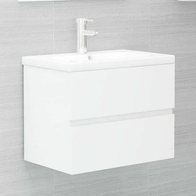 vidaXL Cabinet de baie fără chiuvetă L60xl38.5xH45cm Alb