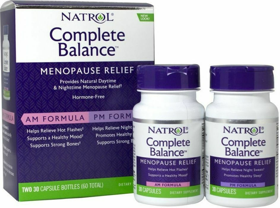 Natrol Complete Balance Menopause Relief 2 X 30 κάψουλες Skroutzgr 7221