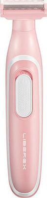 Liberex Womens Shaver Pink Mașină de ras electrică Corp cu Baterii