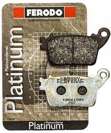Ferodo Motorcycle Brake Pads Platinum Rear Brake Pads for Honda Cbr 600 F / ABS 2011 / Yamaha YZF 1000 R1 2015 for Yamaha YZF-R1 / YZF 1000 / XT