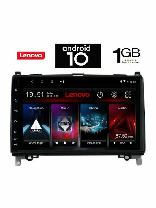 Lenovo Sistem Audio Auto pentru Mercedes-Benz Sprinter / Vito / Viano Volkswagen Artizan 2004> (Bluetooth/USB/AUX/WiFi/GPS/Partitură) cu Ecran Tactil 9" IQ-AN X5840_GPS
