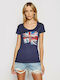 Pepe Jeans Femeie Tricou Albastru marin