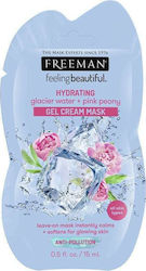 Freeman Mască Gel Cremă cu Apă de Ghețar și Bujor Roz 15ml Freeman Mască Gel Cremă cu Apă de Ghețar și Bujor Roz 15ml