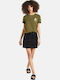 Women's T-shirt Khaki