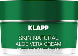 Klapp Skin Natural Moisturizing 24h Cream Suitable for All Skin Types with Aloe Vera / Collagen 50ml