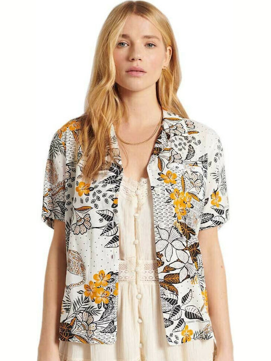 Superdry Women's Floral Short Sleeve Shirt