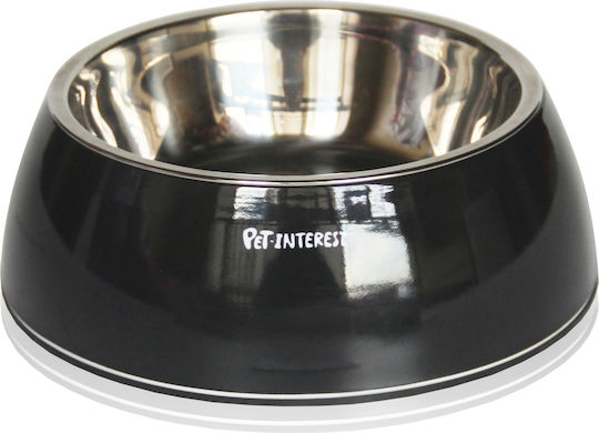 Pet Interest Deluxe Dual Πλαστικό Μπολ Φαγητού & Νερού για Σκύλο & Γάτα 2x 350ml (Διάφορα Χρώματα)