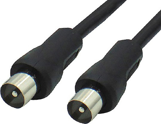 Comp Antenna Cable Coax male - Coax male Black 10m (02.006.0086) 1pcs