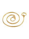 Pet Interest Brass Snake Chain Dog Choker Chain in Gold color 2XL 4,5x55mm