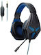 Komc M204 Over Ear Gaming Headset με σύνδεση 3.5mm Blue