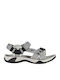 CMP Hamal Hiking Ghiaccio Women's Flat Sandals Sporty in Gray Color