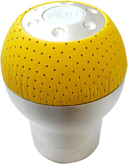 Lampa Shift Knob GT Leather Universal Aluminium Yellow
