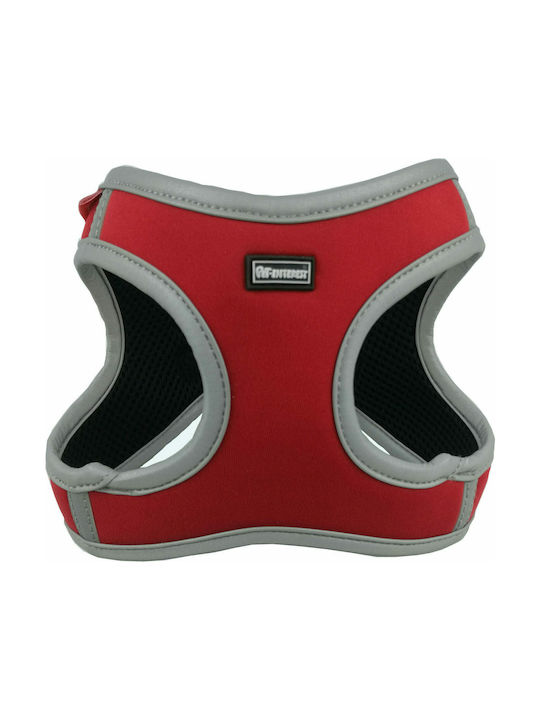 Pet Interest Ham pentru câini Vestă Go Get Soft Elastic Reflective Roșu Mare 48.3-58.4cm 34724