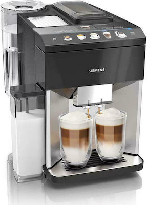 Siemens TQ507R03 Automatic Espresso Machine 1500W Pressure 15bar for Cappuccino with Grinder Silver