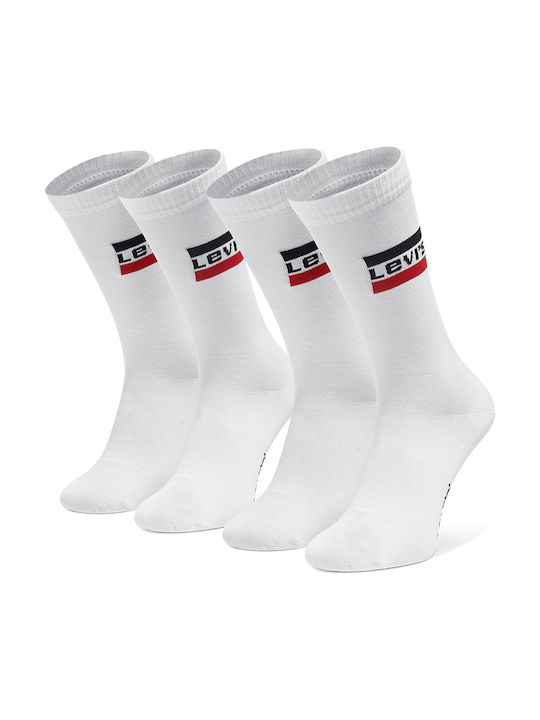 Levi's Einfarbige Socken Weiß 2Pack