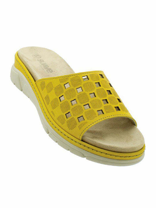 Suave 12513GT Anatomic Women's Platform Wedge Sandals Yellow