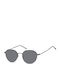 Sunoptic Unisex Γυαλιά Ηλίου με Γκρι Μεταλλικό Σκελετό και Μαύρο Φακό SS-928G