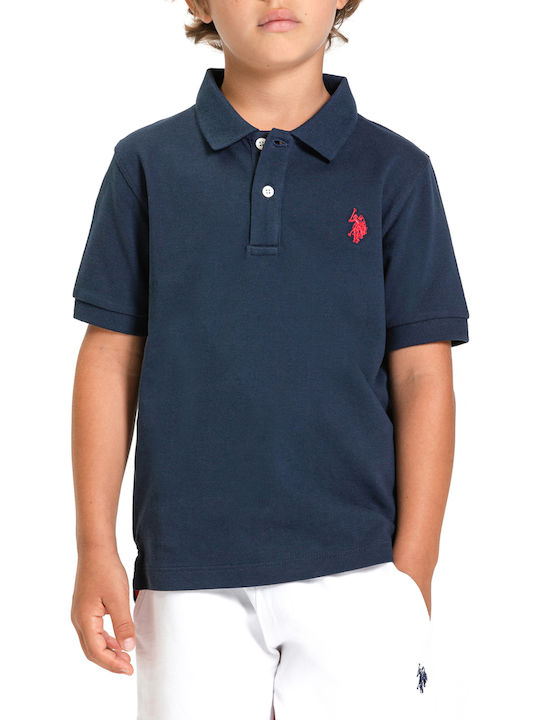 U.S. Polo Assn. Kinderpolo Kurzarm Marineblau