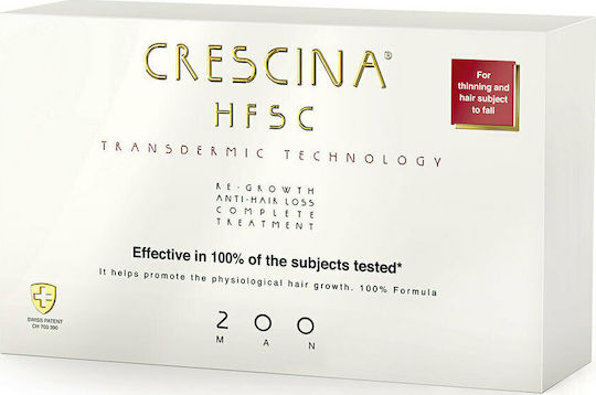 Labo Crescina HFSC 200 Αμπούλες Μαλλιών κατά της Τριχόπτωσης για Άνδρες 20x3.5ml