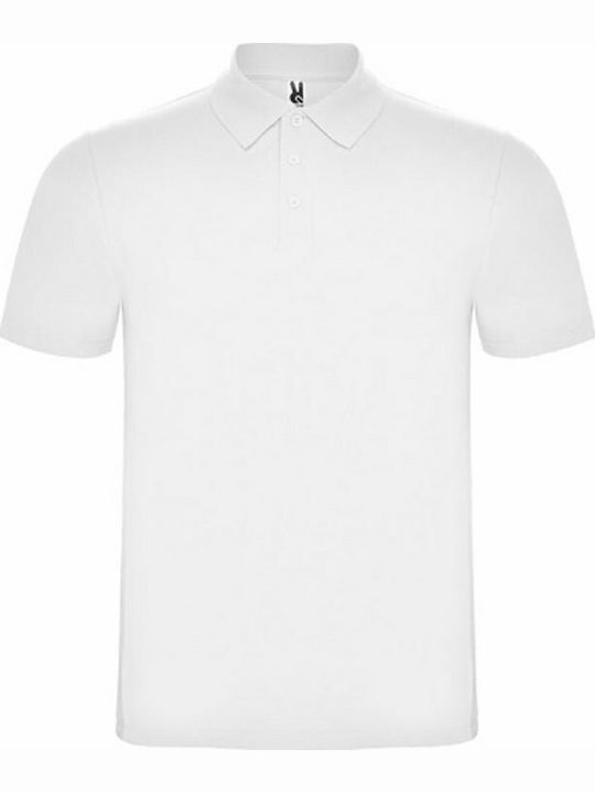 Roly Austral Men's Short Sleeve Blouse White