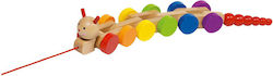 Goki Wooden Pull Toy Caterpillar Nila for 12++ Months