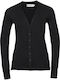 Russell Europe Women's Long Sleeve Promotional Cardigan Black