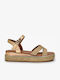 Exe Women's Platform Shoes Gold