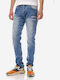 Camaro Men's Jeans Pants in Slim Fit Blue