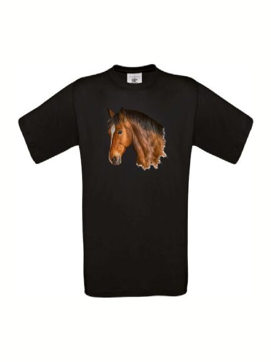 T-shirt Horse Horse Black