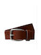 Jack & Jones Men's Leather Belt Cognac