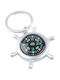 Munkees Schlüsselanhänger Rudder Compass Metallisch Gray