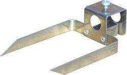 Gekas Metal Edelstahl Gabel Rotisserie für Lamm και Ziege 17x5.5cm