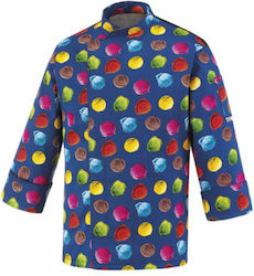 Egochef Mantel Koch 100% Baumwolle Unisex Mehrf...