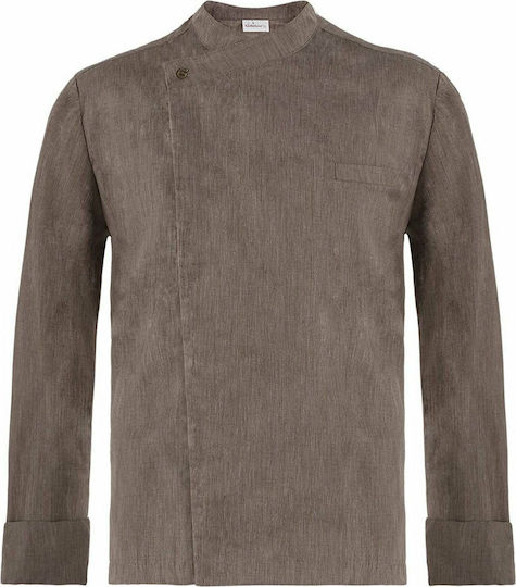 Giblor's Mantel Koch Unisex Braun mit Langärmelig Johnny