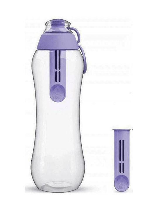Dafi Filter Bottle Αθλητικό Παγούρι Πλαστικό με Φίλτρο 700ml Διάφανο