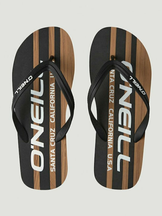 Profile Cali Ανδρικά Flip Flops Μαύρα
