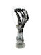 Nemesis Now Terminator 2 Goblet Hand Glass Beer, μπίρας made of Plastic in Gray Color
