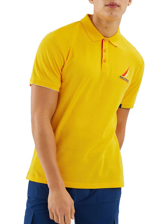 Nautica Polo Μπλούζα Κίτρινη