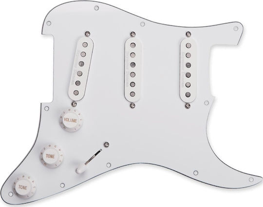 Seymour Duncan Pickguard για Ηλεκτρική Κιθάρα Stratocaster California 50's Loaded White