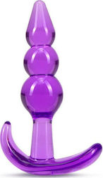 Blush B Yours Triple Bead Plug Anal Violet 9.5cm