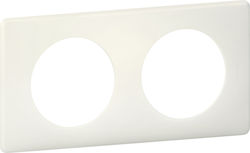 Legrand Celiane Switch Frame 2 Positions Horizontal Installation in White Color 066702