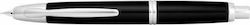 Pilot 18K Rhodium Stilou Fine Negru