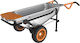 Worx Hand Truck Metal Construction Cart 140 kg