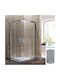 Aquarelle Oia 10 2+2 Cabin for Shower with Sliding Door 80x90x180cm Mat