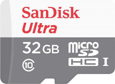 Sandisk Ultra microSDHC 32GB Klasse 10 A1 UHS-I mit Adapter