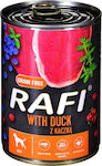 Dolina Noteci Rafi Canned Grain Free Wet Dog Food with Duck 1 x 400gr