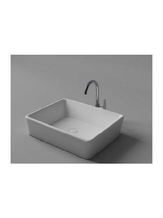 Soncera Topaz Vessel Sink Porcelain 47.5x37x13cm White