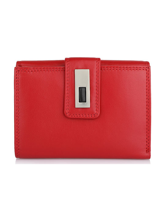 Forest Small Leather Women's Wallet Red