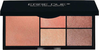 Erre Due Beauty Color Makeup Palette for Face & Eyes 502 Summer Escape